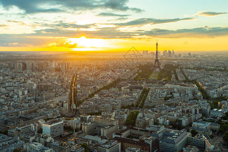 巴黎城市景色图片