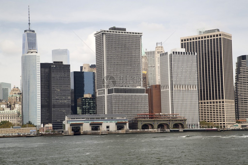 下曼哈顿和金融区图片