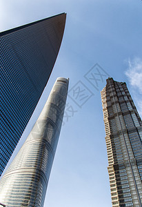 仰望金茂大厦上海环球金融中心图片