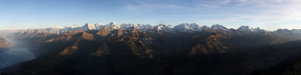 瑞士伯尔尼高地全景图片
