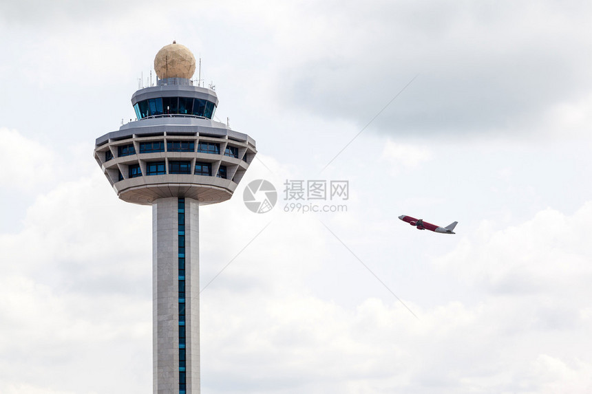 新加坡樟宜国际机场交通管制塔图片