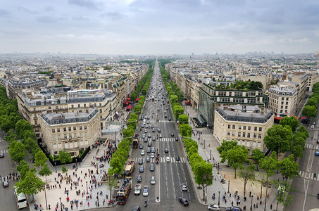 法国巴黎三轮棋场的CharpsElys背景图片