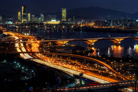 麻浦区城山桥自然高清图片