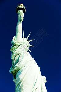 美国纽约自由纪念碑女神像详细报图片