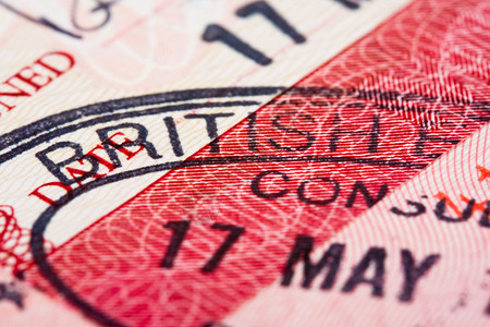 签证护照印章图片