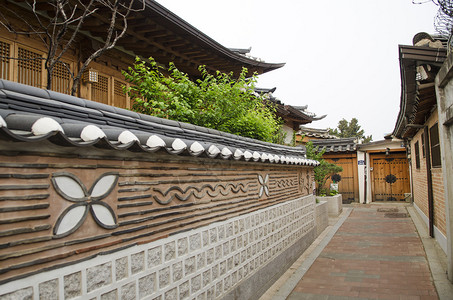 hanok村传统住房图片