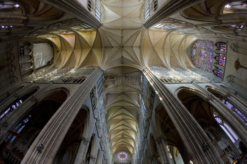 法国阿米恩斯大教堂圣母院内地P图片