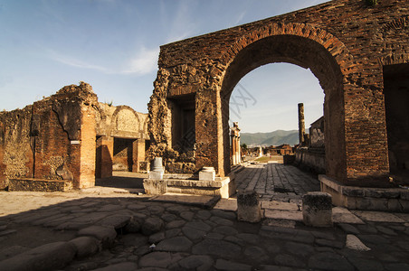 意大利庞贝古城考古遗址图片