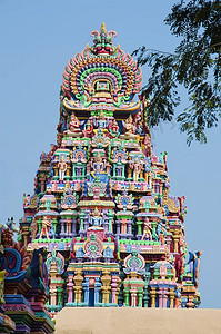 印度泰米尔纳德邦近甘加伊孔达乔拉普姆的G高清图片