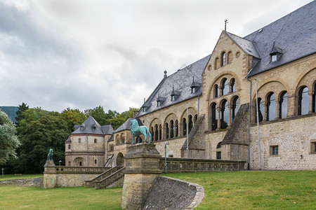 Goslar的皇宫是德国11世纪最伟大最古老和最受保护的图片