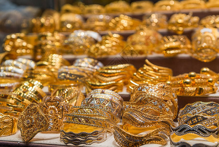 在迪拜著名的黄金苏图片