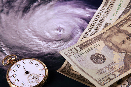 飓风费用金钱手表卡特里娜通过美国航天局图片
