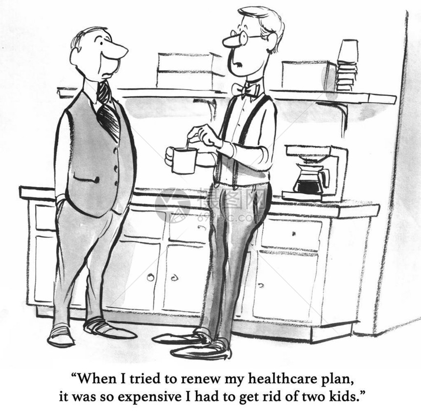 医保成本非常高的医学漫画图片