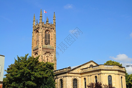 所有圣徒大教堂德比德比郡英格兰英国图片
