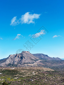 塞拉德玛丽亚山顶西班牙高清图片