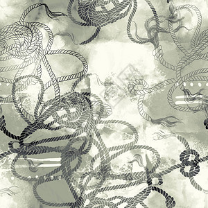 巴里邦德抽象水彩无缝图案设计图片