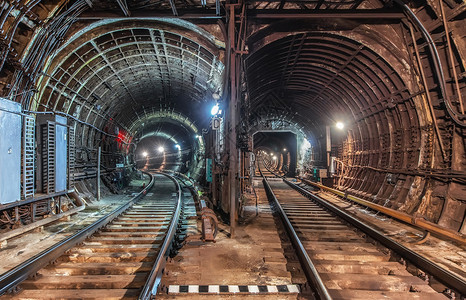 莫斯科地铁隧道图片