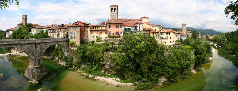 意大利中世纪镇Cividaledel图片