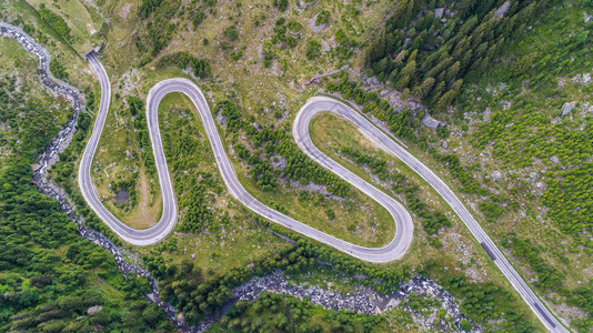 罗马尼亚喀尔巴阡山罗马尼亚的Transfagar图片