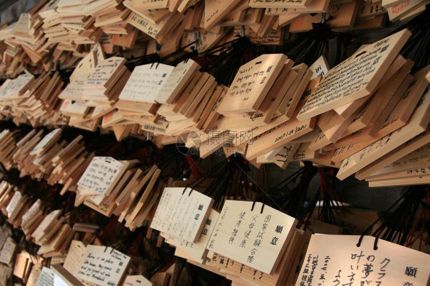 木制信息祈祷板日本图片