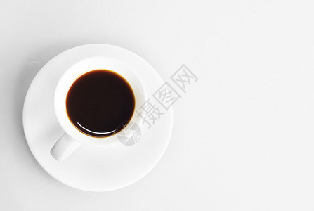 白杯热咖啡图片