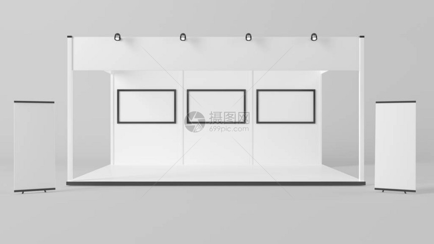 3d为不同用途提供白色展图片