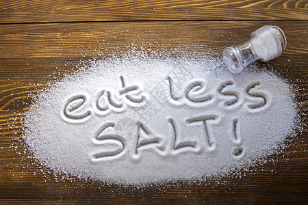少吃盐写在一堆盐上降压运动高清图片