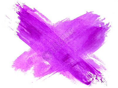 现货水彩表斑点纹理紫色隔离图片