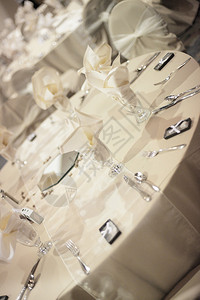婚礼餐桌布置的图像图片