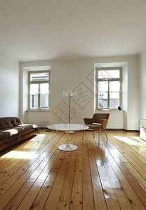 漂亮的公寓装修复古风格的客厅图片