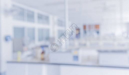 现代药房背景使用实验室的模糊图象Fli图片