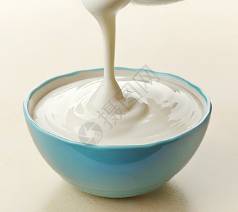一碗倒希腊酸奶图片