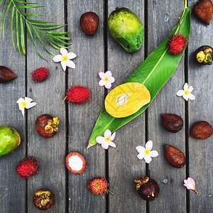 印度尼西亚水果芒果拉布丹蛇果灰图片