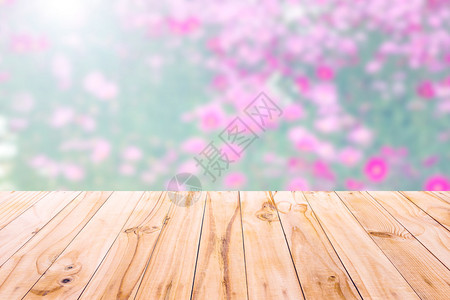 粉红色花朵底部模糊背景图片