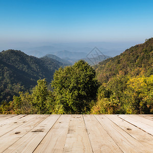 木地板与空间观山图片