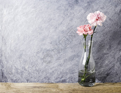 红康乃馨鲜花装在图片