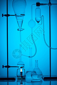以蓝色实验室内物质进行化学分图片