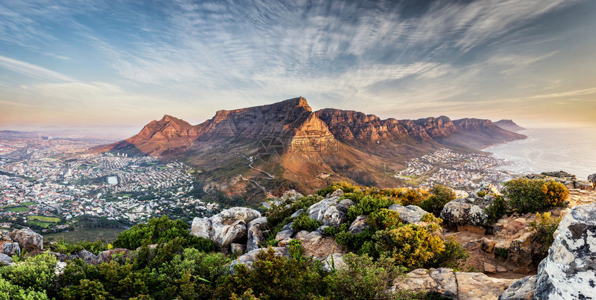 在南非开普敦表山图片