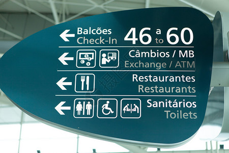 葡萄牙萨卡内罗机场信息板图片