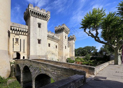 法国城堡普罗旺斯背景图片
