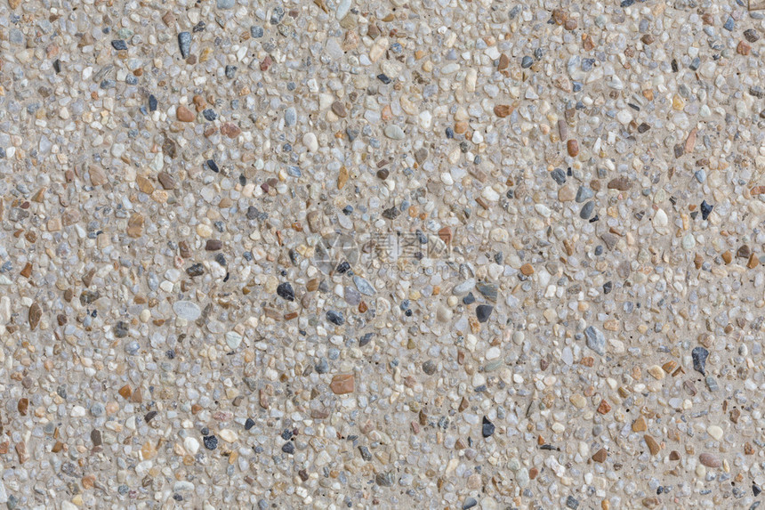 沙子和小砾石头纹理背景图片