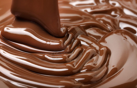 巧克力流动图片