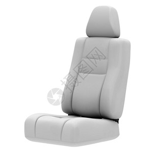 座套3d将白色织物汽车座椅设计图片
