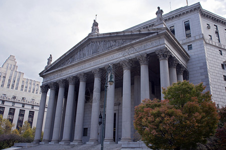 纽约州最高法院大楼原名纽约县法院图片