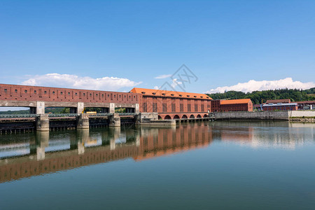 Passau多瑙河水力发电站图片