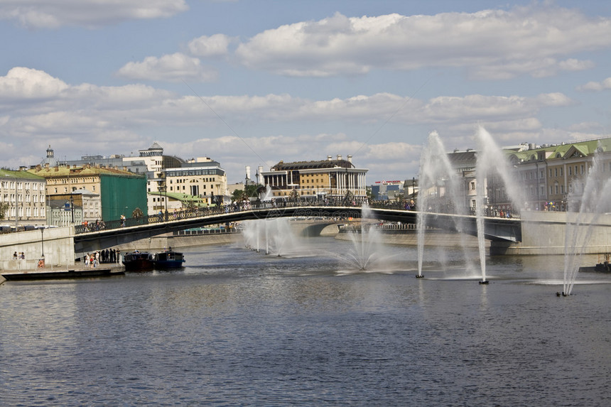 莫斯科莫斯科河和卢日图片