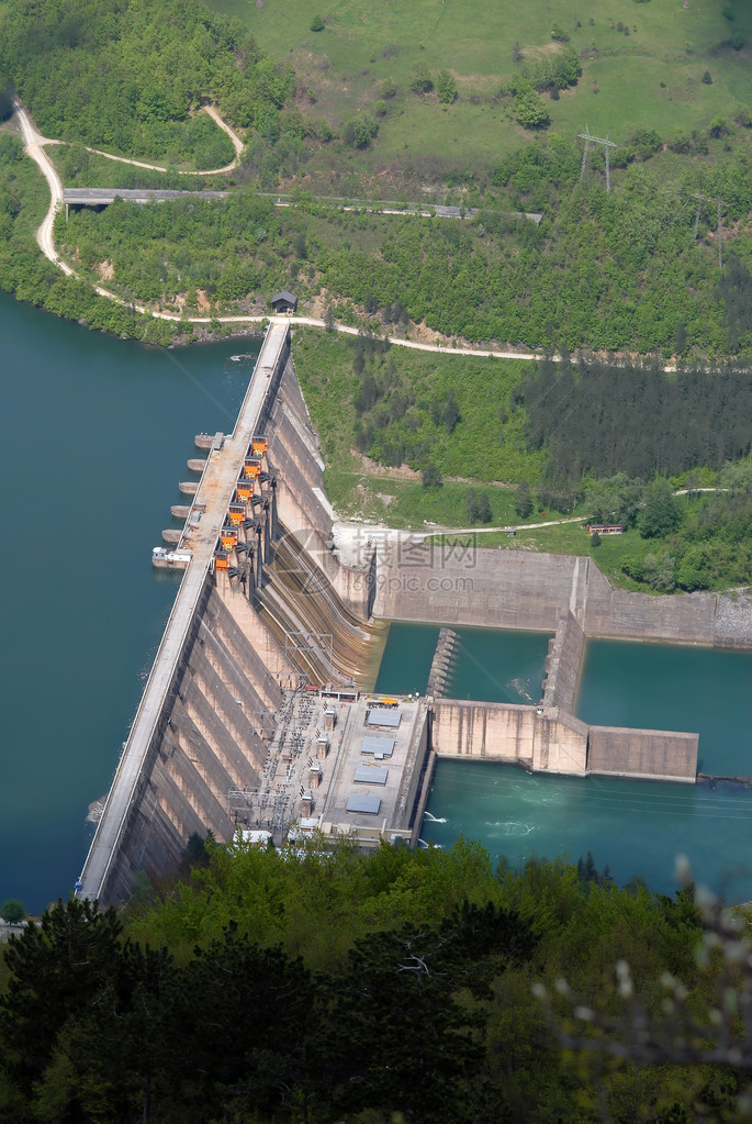 水屏障大坝秘鲁湖塞图片