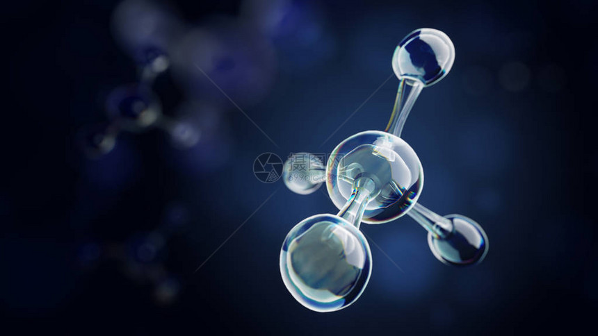 分子模型说明图片