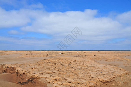 水土流失和自然干旱背景图片