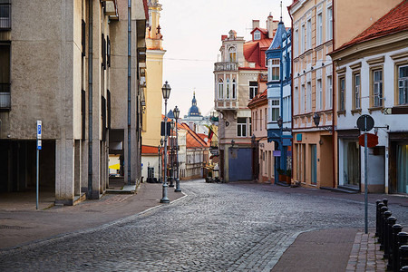 立陶宛首都维尔纽斯的空图片